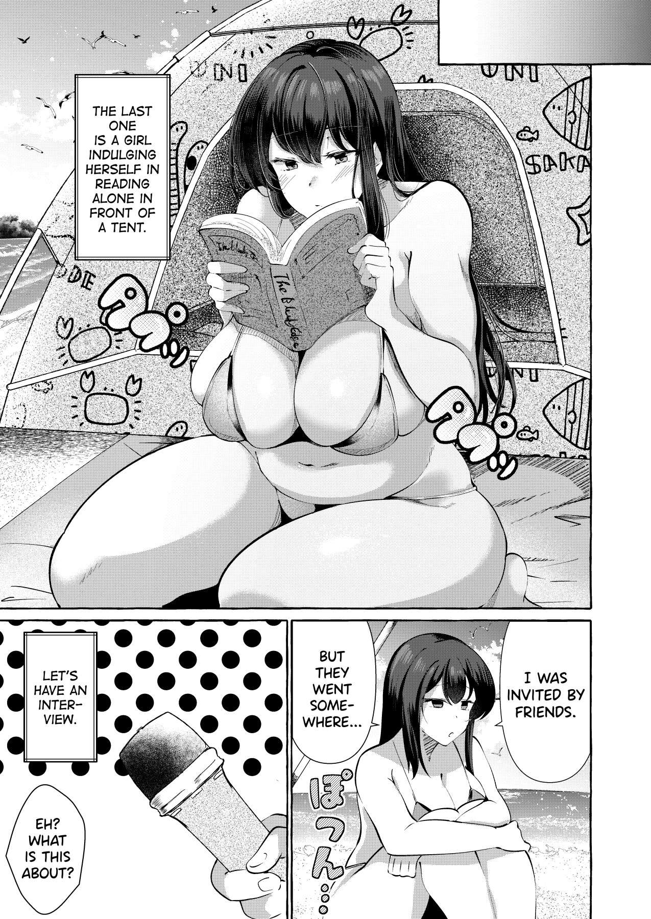 Hentai Manga Comic-Let's investigate! Everyone's sexual circumstances ~Sea bathing edition~-Read-28